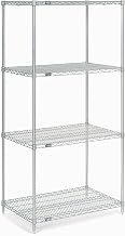 Chrome Wire Shelving, 30"W X 18"D x 86"H