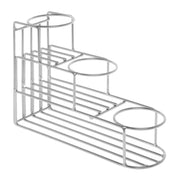Buffet Stand for Bottles 3-Step Silver Metal Wire by HUBERT – Silver, Model 688640169228