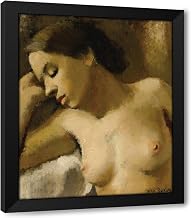 ArtDirect Portrait of a Woman Custom Framed Art Print Giclee Print or Canvas Options with Various Sizes and Customization by Vera Rockline