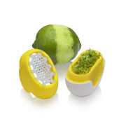 Flexi Zesti Handheld Citrus Zester (Yellow) by Microplane – One Size, Stainless Steel, Yellow, Model 34630E