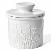 Sweese Porcelain Butter Keeper, 4 oz Water Seal Design, White