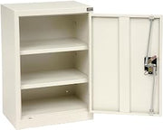 Global Industrial Wall Mount Storage Cabinet, Locking Recessed Handle, 2