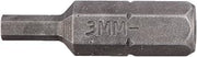 Wright Tool 22M03B 1/4" Drive Hex Bit with Socket, 3mm