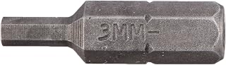 Wright Tool 22M03B 1/4" Drive Hex Bit with Socket, 3mm
