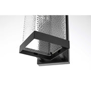 Swain One Light Outdoor Wall Sconce Black by Lighting Design – Iron, Black