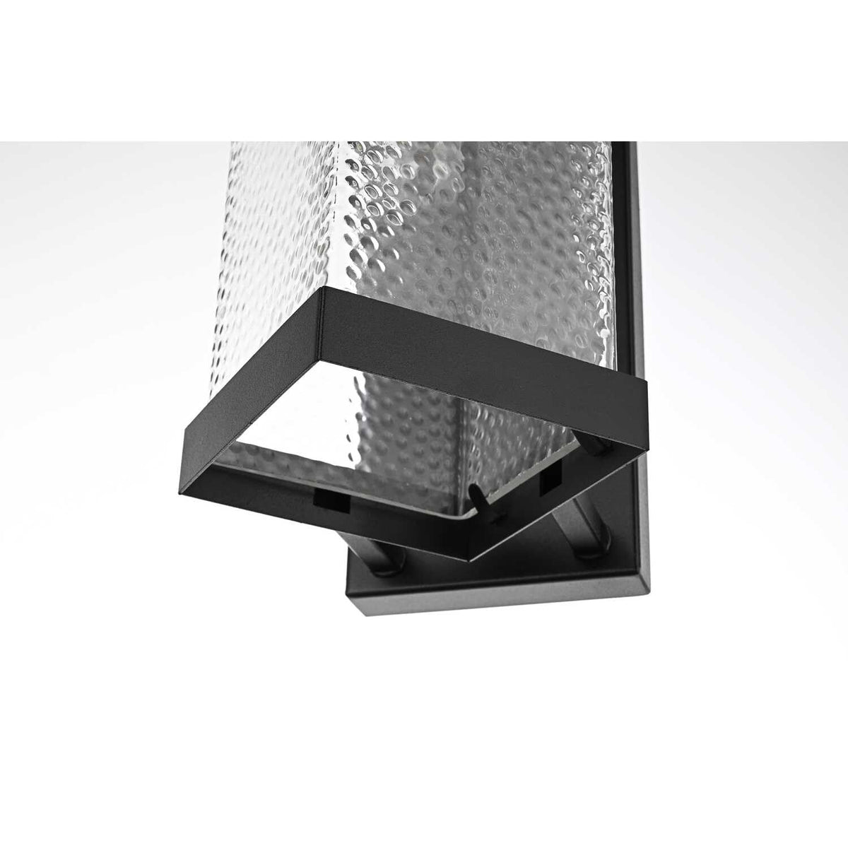Swain One Light Outdoor Wall Sconce Black by Lighting Design – Iron, Black