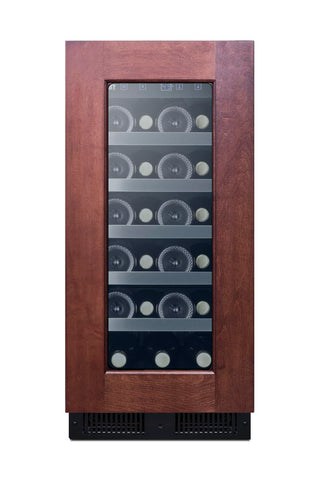 Summit 15 Inch Wide 23 Bottle Capacity Wine Cellar Built-In or Freestanding Use by Summit Appliance – 14.75x23.63x32.00, 2.3 cubic_feet, In Description, Wine, Model ALWC15PNR