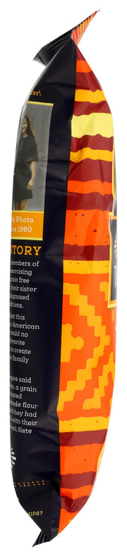 Siete Nacho / 4 Ounce (Pack of 1) / Orange Tortilla