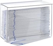 HUBERT Disposable Cap Dispenser Clear Plastic - 12"L x 6"D x 8 1/2"H
