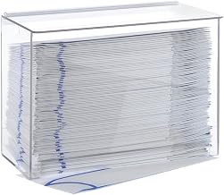 HUBERT Disposable Cap Dispenser Clear Plastic - 12"L x 6"D x 8 1/2"H