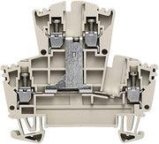 WEIDMULLER 1022300000 DIN Rail Mount Terminal Block 4 Positions 30 AWG 12 AWG 4 mm² Screw 24 A New Lot Quantity-2