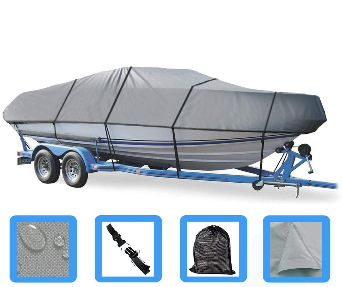 Boat Cover Compatible for Performance Plus Olympian I/O All Years by SBU – manmade, gray, Model SBUBC6234