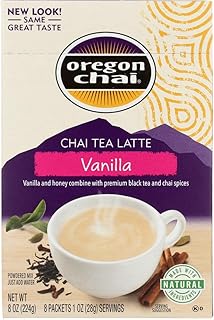 Oregon Chai Vanilla Chai Tea Latte - 8 Ounce
