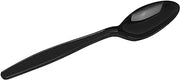 Dixie 6" Heavy-Weight Polypropylene Plastic Teaspoon by GP PRO (Georgia-Pacific), Black, PTH51, (Case of 1,000)