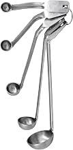 Winco 5 Piece Set Red 5-Piece Ladles