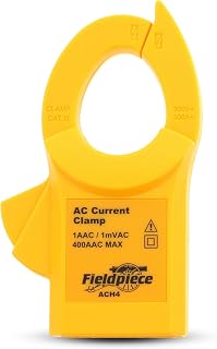 Fieldpiece ACH4 400A Amp Clamp Accessory Head for HVAC Testing, AC Current Clamp Meter Attachment, Jaw Claw Wire Isolation, Compatible with Stick Multimeters & Digital Meters