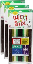 WikkiStix Wikki Stix, Nature Colors, Pre-K+, 48 Per Pack, 3 Packs (Wkx802-3)