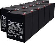 Mighty Max Battery 12V 2.9AH F1 SLA Replacement Battery Compatible with Rehamed International Splash Series Aquatic Hoist - 10 Pack
