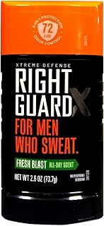 Right Guard Xtreme Defense 5 Anti-Perspirant & Deodorant, Fresh Blast 2.60 oz