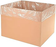 Gaylord & Tote Bin Liner by Global Industrial – 51"Lx49"Wx73"H, 3.0 gallons, Polyethylene, Clear, Pack of 50