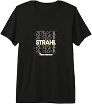 Vintage Strahl, Tennessee Repeating Text Premium Tri-blend T-Shirt