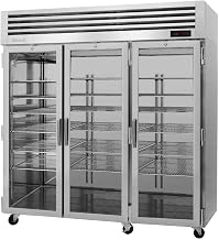 Turbo Air PRO-77H-G Pro Series Three Section Heated Cabinet with Three Glass Doors