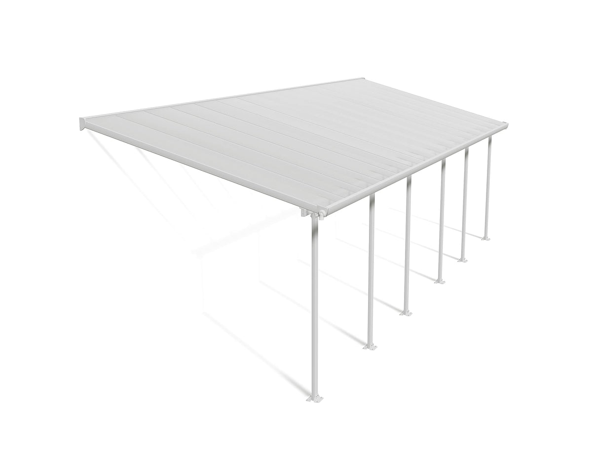 Palram White / 10' x 30' / Modern Awnings