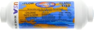 Omnipure CL6ROT33-A 1/8 Inch NPT Replacement Inline Filter Cartridge