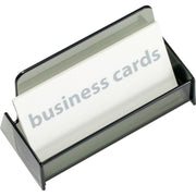 Business Card Holder by Officemate – 50 load, Plastic, Smoke, Model OIC97833