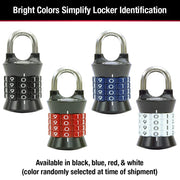 Combination Padlock by Master Lock – 1 Pack, Metal, Assorted; colors may vary, Model 1535D