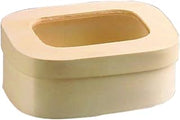 PacknWood 210BBOITE11 - Rectangular Wood Box - Natural Centerpieces rusting Decoration Box - Wood Storage Box - Rectangular Box with Lid - 8 oz - 4.3 x 3 x 2-100 per case