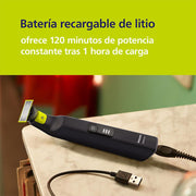 Oneblade Pro 360 F+b Shaver One Size by PHILIPS – One Size, Black and Grey, Model QP6652/61