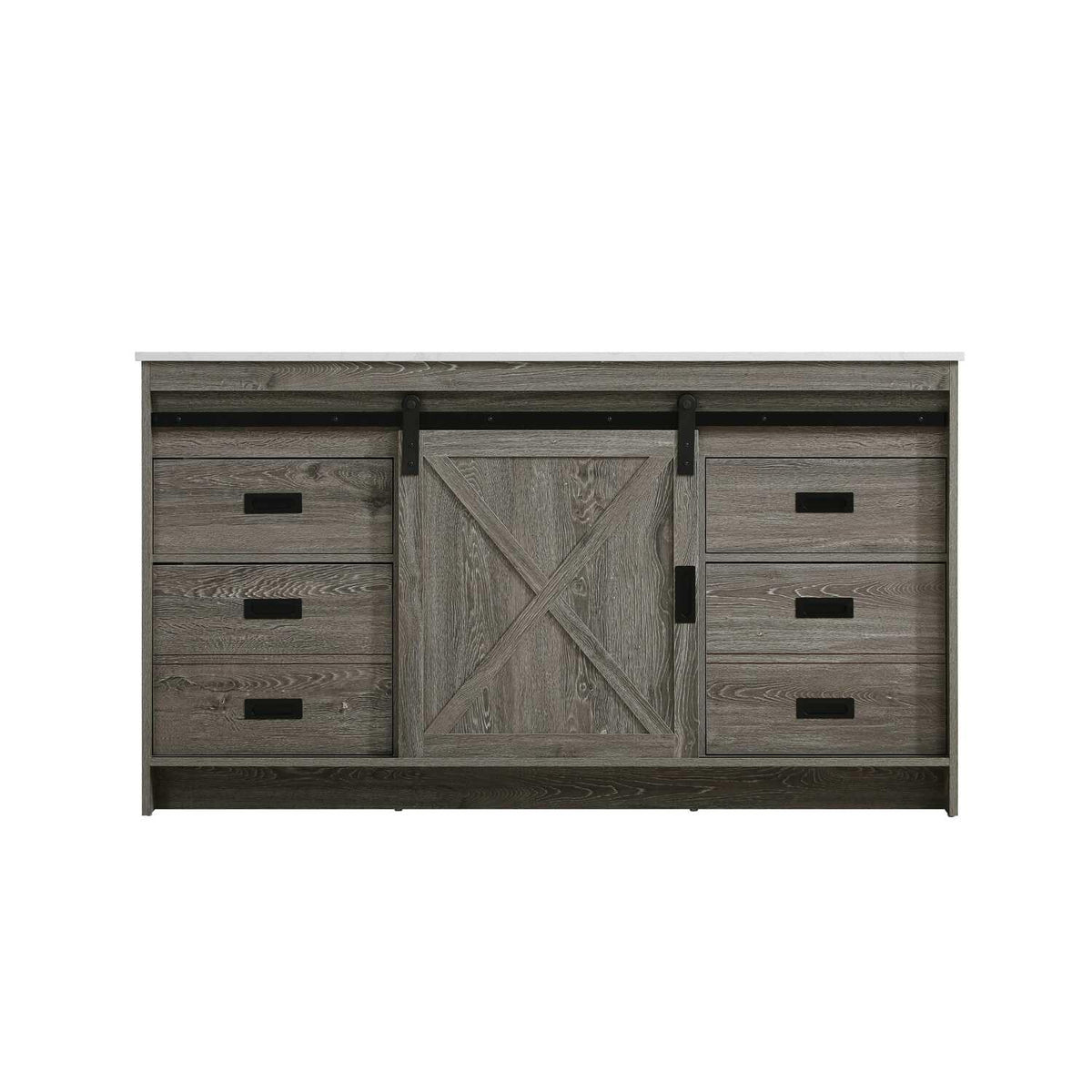 Austin Bathroom Vanity Rustic Grey by Lighting Design – Engineered Wood, Rustic Grey, Model VF90560RG