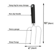 KAYCROWN Turkey Baster Set with Injectors and Poultry Forks, Silicone & Stainless Steel
