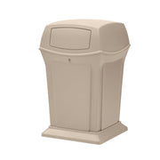 Rubbermaid Commercial Products Beige / 45 Gallon / With Doors Kitchen Trash Cans