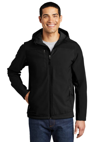 Hooded Core Soft Shell Jacket by Port Authority – 3X-Large, Black