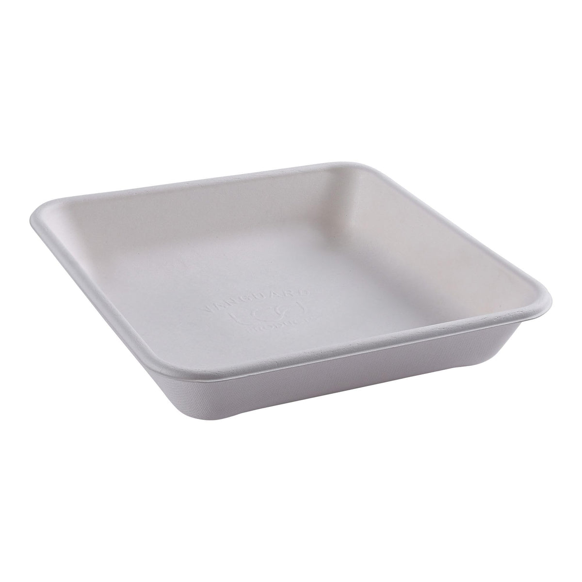 Compostable 9" To Go Containers by ECO PRODUCTS – 9", 47.0 ounces, Molded Fiber, White, Pack of 200