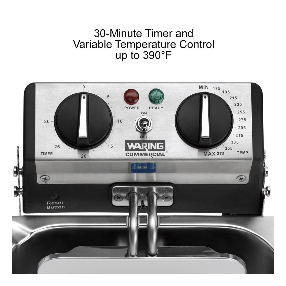 Waring Silver / 8.5 Pound Capacity - 208V / 208-volt Fryers