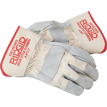 Drain Cleaner Leather Glove by RIDGID – 1 Count (Pack of 1), Leather, White, Model 41937