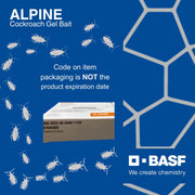 Cockroach Gel Bait Rotation 2 Reservoir - 1 Box (4 x 30 Gram Tubes) by Alpine – 1 box ( 4 x 30 gram tubes), White, Model 59012375