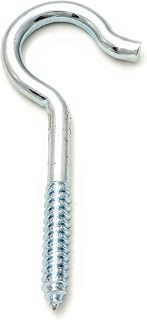 Forney 61215 No.2 Thread for Size Screw Hook with 1-3/8-Inch Thread Length by 4 1/2-Inch Overall Length