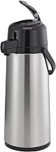 Service Ideas Eco-Air Airpot with Lever, 81.1oz, Vacuum Insulated