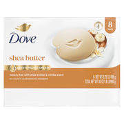 Dove 3.75 Ounce (Pack of 8) / Shea Butter / White Soaps