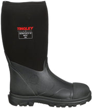 Badger Steel Toe Boot by TINGLEY – 8 Women/6 Men, Rubber, Black, Model 87251