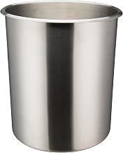 Winco 12 qt Stainless Steel Bain Marie | Great for Hot Holding, Soups, Sauces and Steam Tables