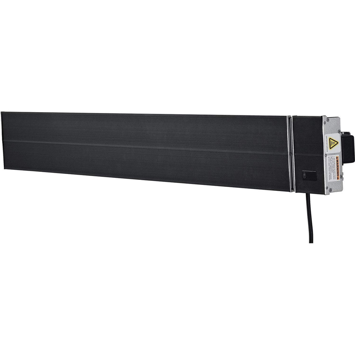 Infrared Patio Heater With Remote by Global Industrial – Aluminum, Black, Model SOLE