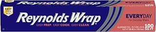 Reynolds Wrap Everyday Strength Aluminum Foil Roll, 12 Inch Wide, 100sq ft