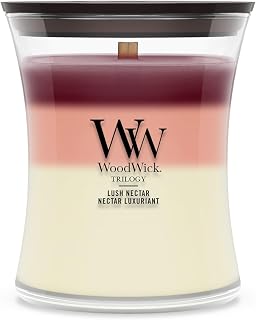 WoodWick | Medium Candle | Lush Nectar | Great Gift for Women