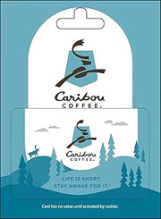 Caribou Coffee Physical Gift Card - $50