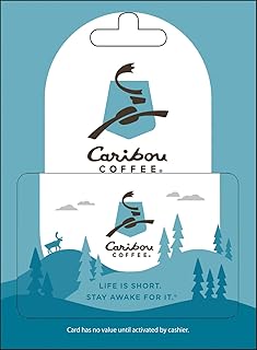 Caribou Coffee Physical Gift Card - $50